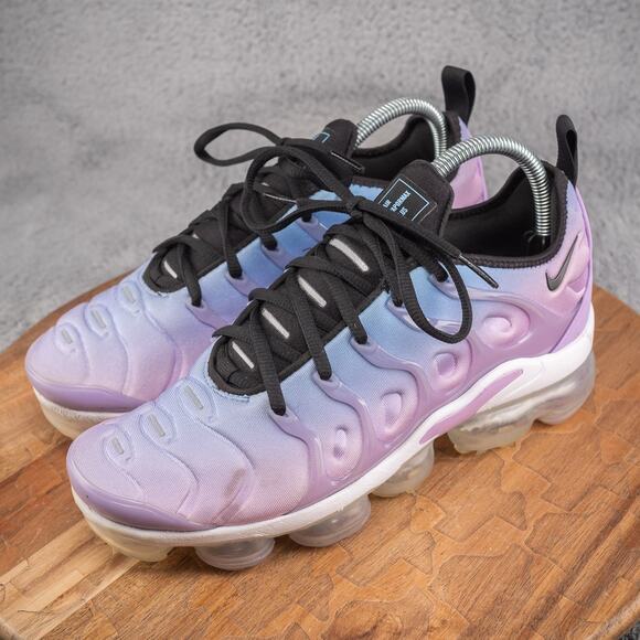 Women's Nike Air VaporMax Plus Size 9 Style DZ5204-500 Color Lilac/Blue/Black - Picture 3 of 10